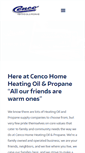 Mobile Screenshot of cencoheatingoil.com